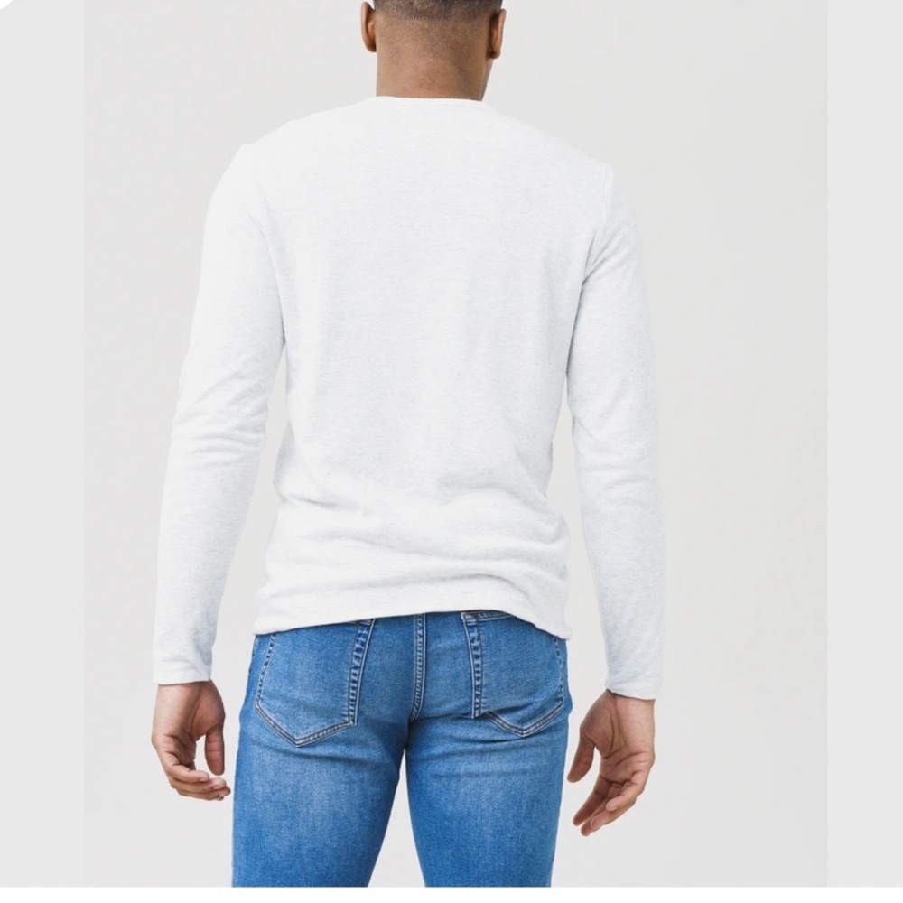 Pristine Faherty Cloud Reversible Crew In Ivory H… - image 5